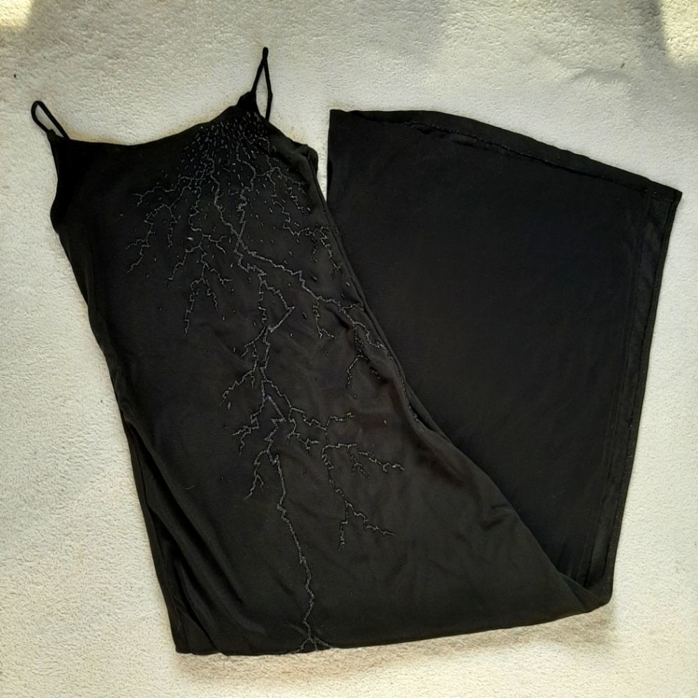 Carolina USA Long Spaghetti Strapped Dress Size M